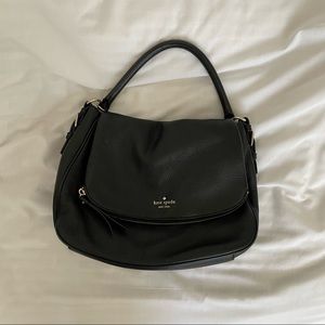 ♠️ Kate Spade ♠️ Black Pebbled Leather Satchel